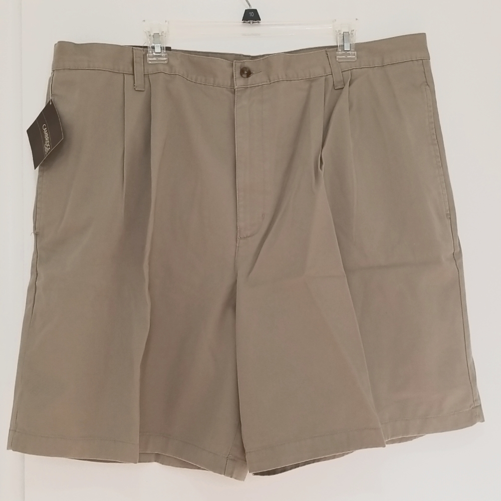 NWT Cambridge Classic Khaki Shorts 100% Cotton NWT